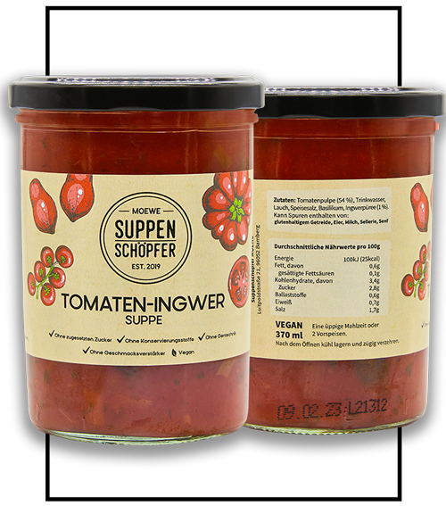 Tomaten Ingwer Suppe Suppenschöpfer